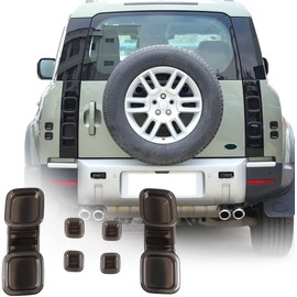 YIWANG ABS Black Car Exterior Taillight Protection Cover Accessories for Land Rover Defender 90 110 130 2020-2025