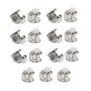 15 Pcs Glass Shelf Brackets Pegs Supports Glass Clamp Clip