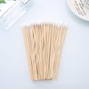 Healifty 傷の心配100Pcsのための綿棒の長い木製のハンドルの綿棒