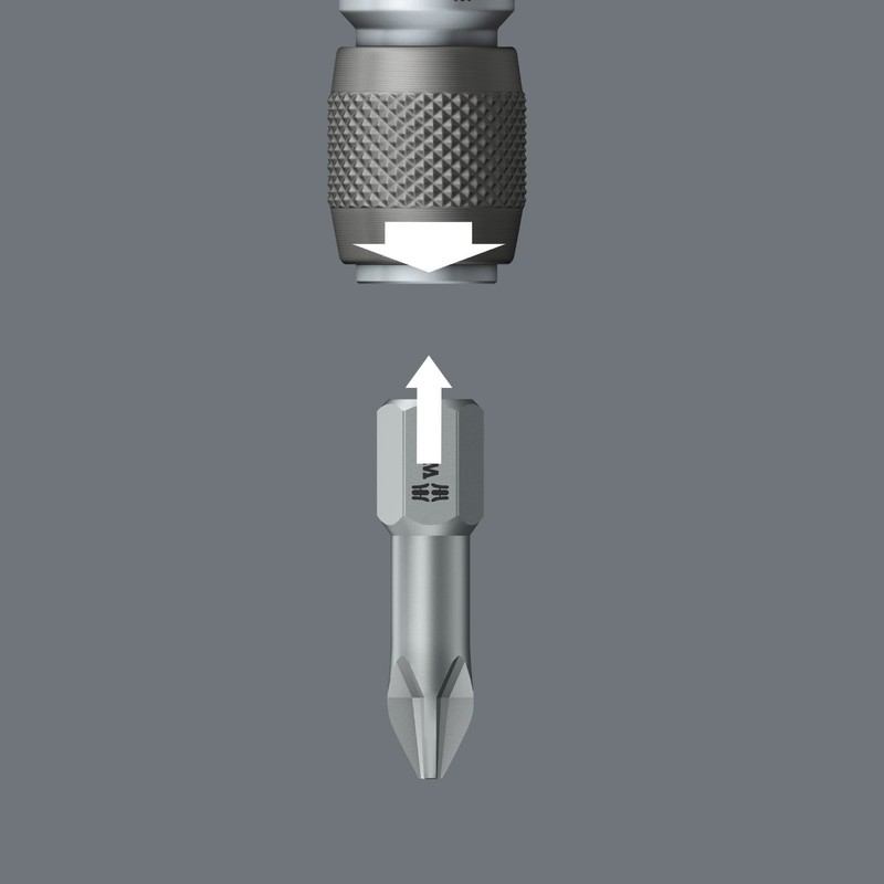 Wera Hexagon 894/4/1 K Quick-Release Chuck, Universal Bit Holder 1/4"