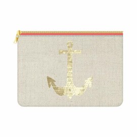 Slant Cosmetic Bag - Anchor