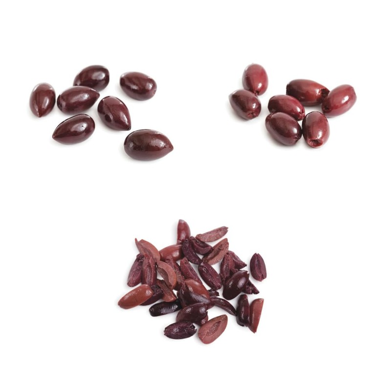 DIVINA Olive Variety Assorted: Organic Pitted Kalamata Olives, Whole, Sliced