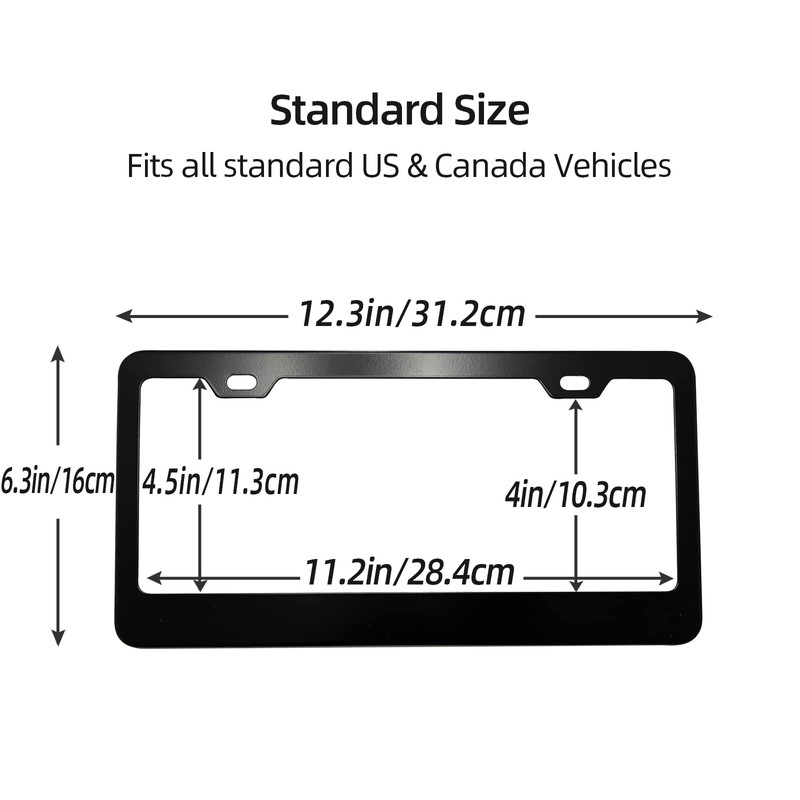 XHuiZio Paw Print Cat Mom License Plate Frame for Cat