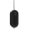 OGGIPRO 3 Button Key Shell Compatible with Fiat Grande Punto