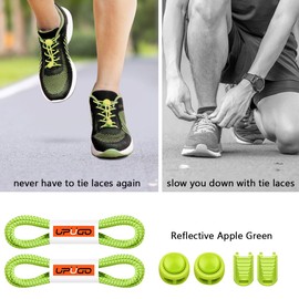 UpUGo Elastic Shoe Laces, No Tie Shoe Laces Tieless for Kids, Adults, Elderly, One Size Fit All
