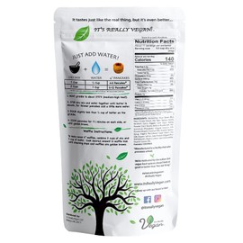 It's Really Vegan Gluten Free Pancake & Waffle Mix | Dairy Free, Egg Free, and Soy Free Mix Pancake Waffle | Serving Size 1/3 Cup Mix (40g)