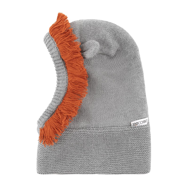 Zoocchini Baby Knit Balaclava Hat - Leo The Lion 6-12M