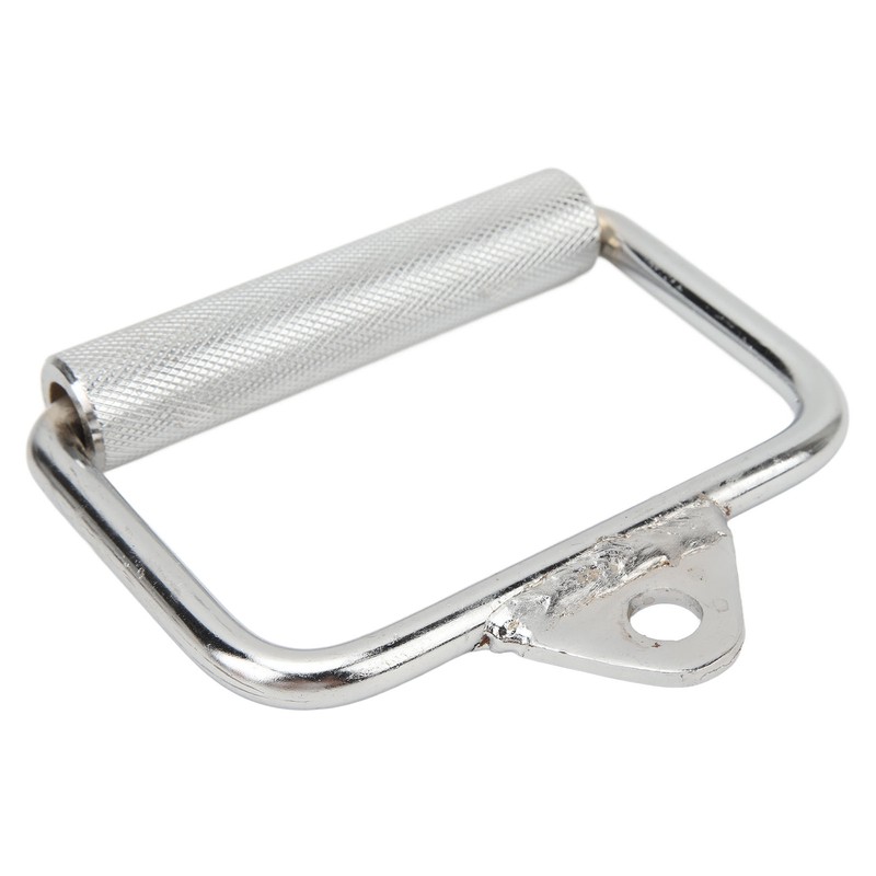 Cable Machine Handle Steel Knurled Fitness Hand Grip Pulldown Rowing
