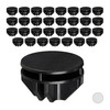 Relaxdays Connectors for Shelving Systems, Pack of 40, Shelf Adapters,