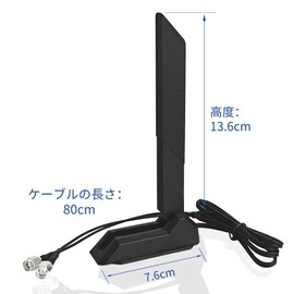 HSSDTECH 2.4/5.8/6GHz RP-SMA Tri Band WiFi 6E Antenna for ASUS ROG Strix B550-F Gaming WiFi II/B550-PLUS GIGABYTE B650 AORUS Elite NUC for MSI B550 Gaming GEN3 Gaming B760 WiFi Router