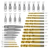 EWK 35 Pcs Screw Extractor Set with Left-Hand Drill Bit,