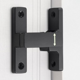 Sliding Door Latch Lock by Youngdal Hardware C1 (Black)