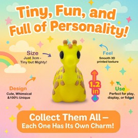 26 PCS 3D Printed Animal Figurines Set, Articulated Fidget Toys, Collectible Miniature Animals, Pinata Filler, Carnival Prizes, Treasure Chest for Students Rewards, Birthday Gifts, Goodie Bag Stuffers