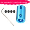 Rigid Coupling 8mm to 10mm Aluminum Alloy Rigid Coupling Motor