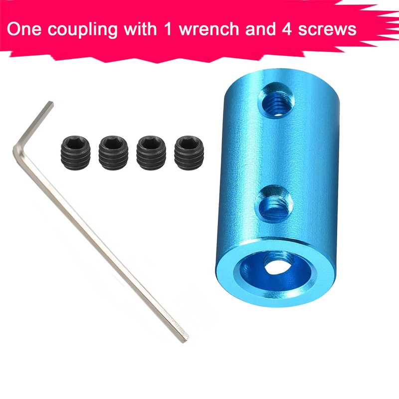 Rigid Coupling 8mm to 10mm Aluminum Alloy Rigid Coupling Motor