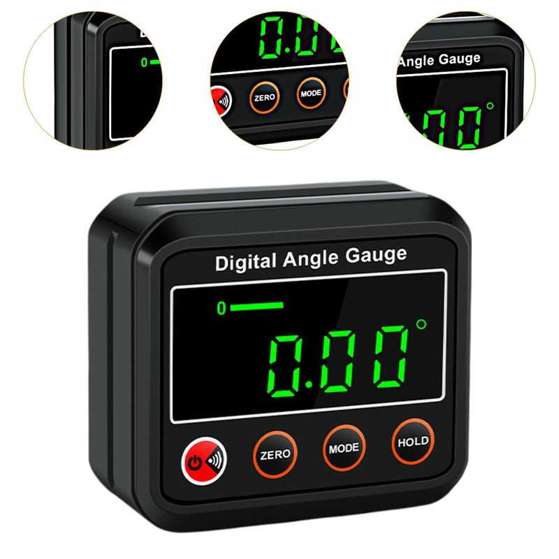 Fenteer Digital Angle Gauge Level Angle Finders Portable Universal Inclinometer