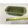 Longaberger Pottery Sage Mini Loaf Bread Pan Dish Woven Traditions