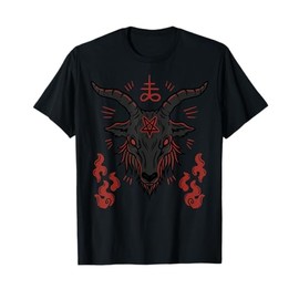 Baphomet Occult Lucifer Sigil Goat Satanic T-Shirt