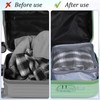 12 Pcs Packing Cubes Luggage Organizers Small Mesh Clothing Underwear