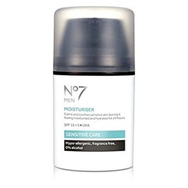 No7 Men Sensitive Care Moisturiser 50ml (Boxed)