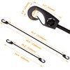 24inch Bungee Cords with Hooks, 12pack Heavy Duty Rubber Tarp