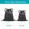 FenFang Gym Bag with Drawstring, Drawstring Bag, Sports Backpack, Large