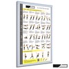 CLEAN SPORTS® Slingtrainer Workout Poster with Four Full Body Workouts
