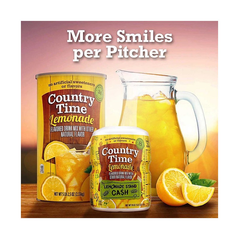 Country Time 6 Pack - Country Time Powdered Lemonade Drink