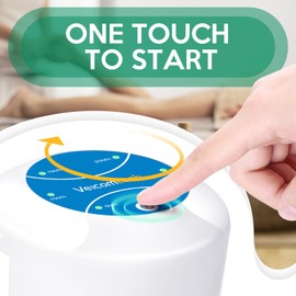 Veicomtech Ionic Foot Bath Detox Machine - Detox Foot Spa System for Home, Salon, Spa Club with 2 Arrays and 100 Tub Liners