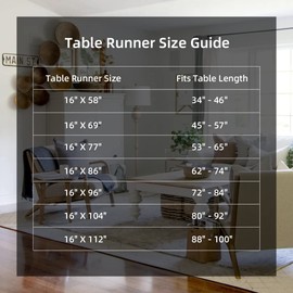 Arzoe Embroidered Lace Table Runner Elegant Vintage Mantel Scarf Dresser Scarves Cabinet Dining Room Table Decoration (Brown, 16 × 59 Inch)