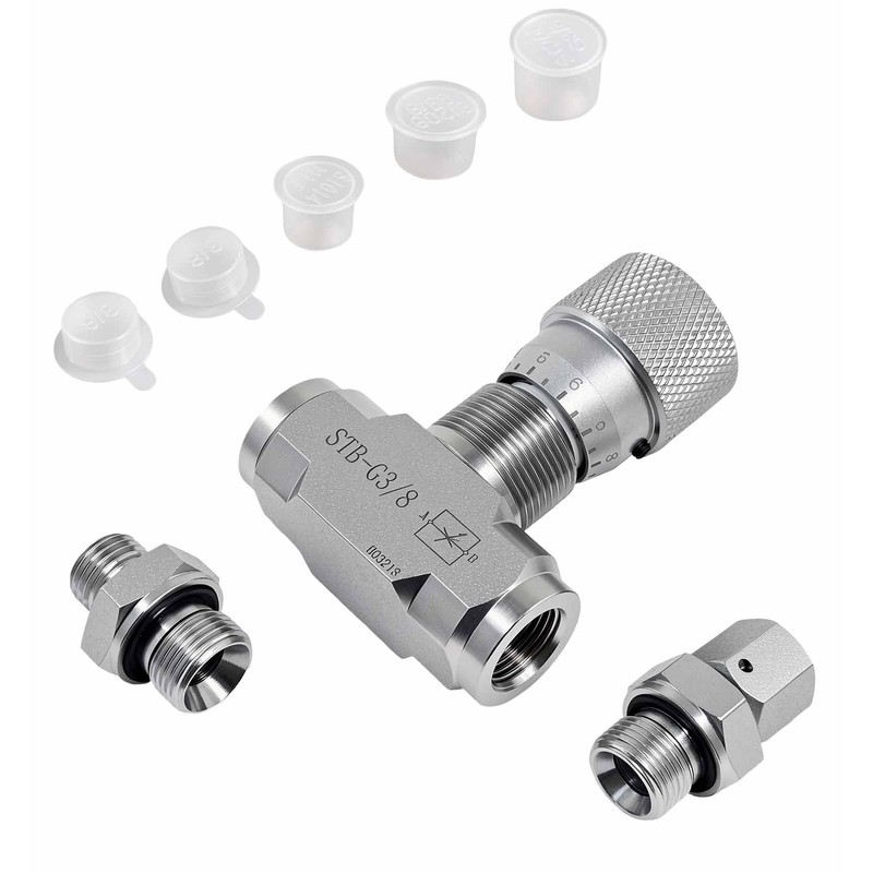 Adjustable Hydraulic Flow Control Valve G3/8 L08 STB-G3/8 High Pressure
