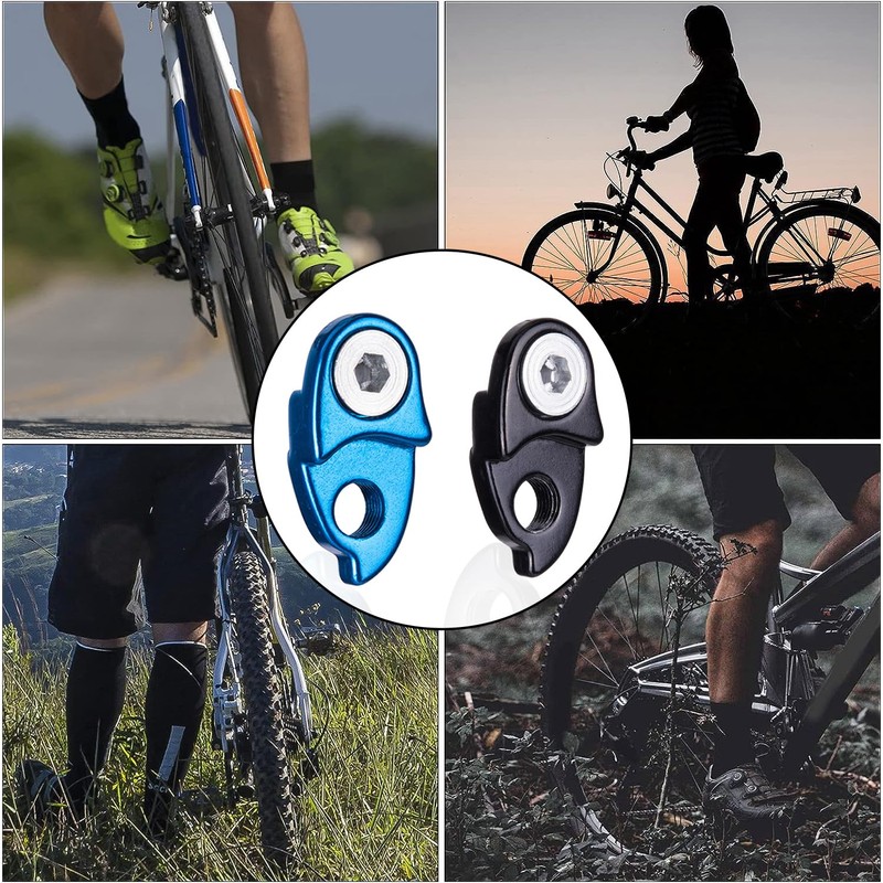 2 PCS Durable Bike Derailleur Hanger Extenders - Rear Gear
