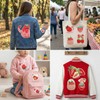 20Pcs Strawberry Iron on Patches Applique Cute Fruit Decorative Embroidered