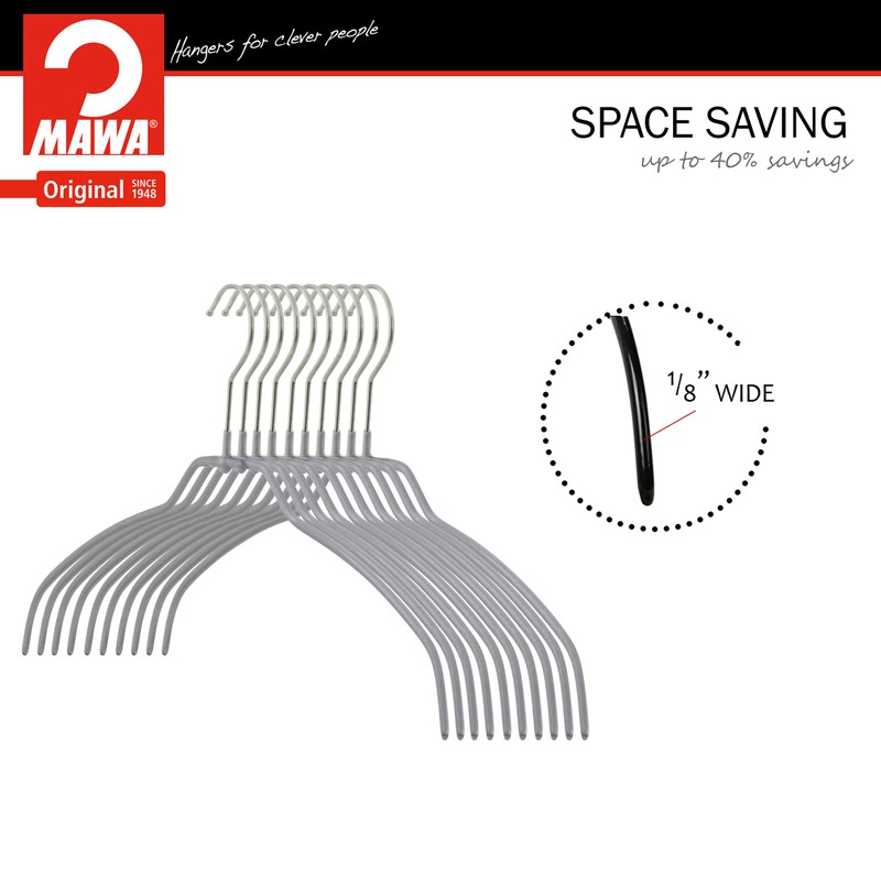 Mawa Reston Lloyd Silhouette Ultra-Thin Series, Non-Slip Space Saving Shirt