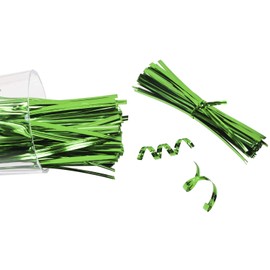 Mini Skater 4 Inch Bread Candy Bag Ties 800pcs 4 Inch(Green)