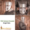 Lord of Battles Crusader Knight Helmet Templar Armor Helmet 11th