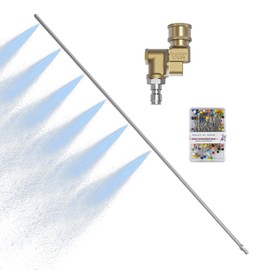 VIVIDWASH Radiator Cleaning Wand(40inch) for Pressure Washer，Portable Radiator Cleaner Wands for Truck&Car Not Need to Disassemble，Efficient Radiator Cleaning Tools for Improve Heat Dissipation Effect