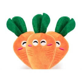 Galepromot Orange Cute Soft Puppy Pet Supplies Cute Carrot Plush Chew Squeaker Sound Squeaky Toys Carrot Shape for Dog Cat Birthday Xmas Gifts Dog Squeak Toys Pet Supplies