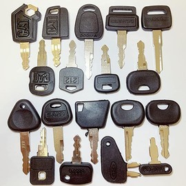 68 Keys Heavy Equipment/Construction Equipment Ignition Key Set for Volvo JCB Komatsu Bobcat