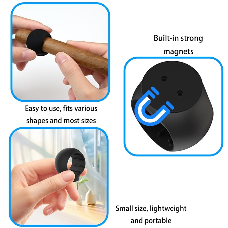 Magnetic Cigar Holder for Golf Cart, Silicone Cigar Stand Fits