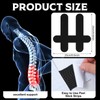 Geiserailie 30 Pcs Kinesiology Tape for Lower Back Pre-Cut Back