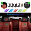 QOMAGO 2PCS Universal Car Headrest Covers Car Seat Head Rest