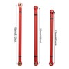 equlup 8 Pieces Metal Pull Rod, Metal Pull Rod Kit