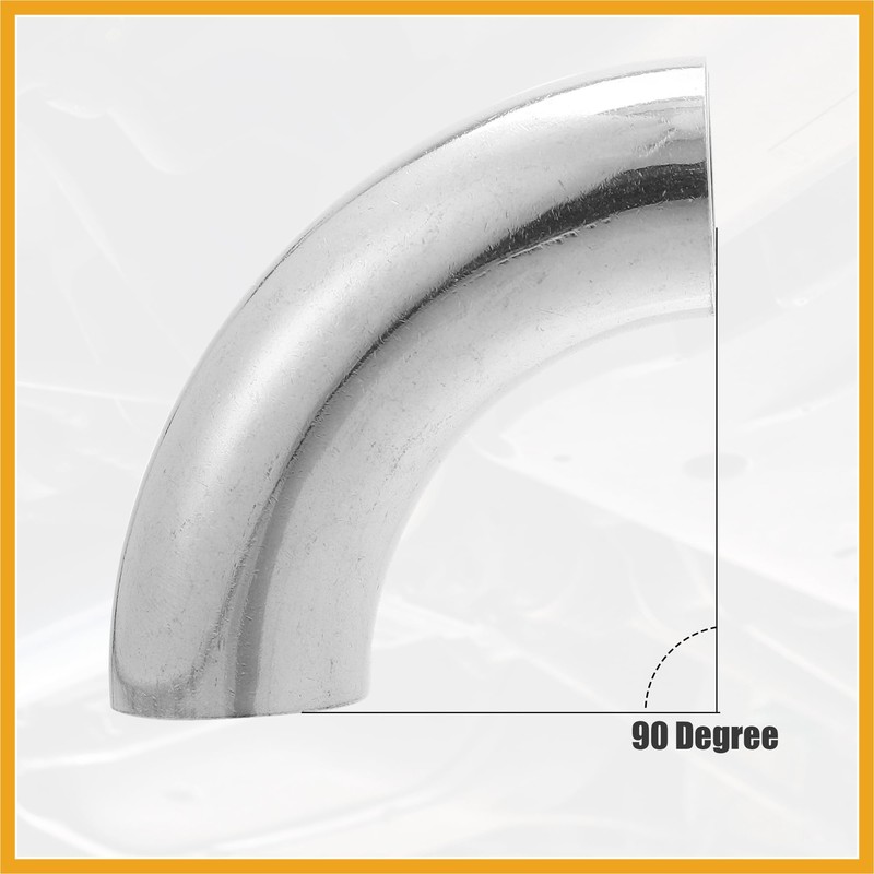 Partuto 1 Pcs OD 1 Inch 90 Degree Mandrel Bend