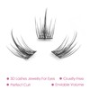 DIY Eyelash Extension, 3D Effect Individual Melt Flare Lash Cluster