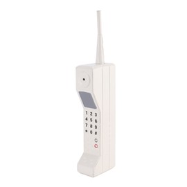 Brick Mobile Phone Model Vintage Cell Phone Prop Old Fashioned Simulation Photographic Props Stylized Ornaments White