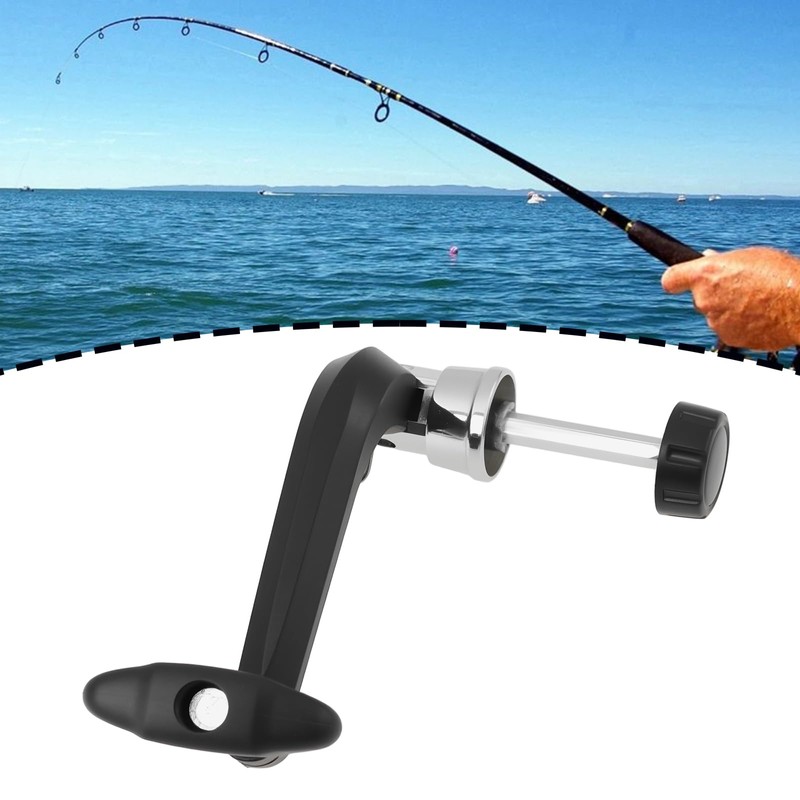 VGOL 2pcs Metal Fishing Reel Spinning Handle Grip Rocker Arm