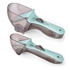 Adjustable Measuring Cups and Spoons Set,Kitchen Tool Plastic Scoop Measuring