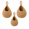 Wall Hanging Fruit and Vegetable Baskets for Kitchen - 3-Piece