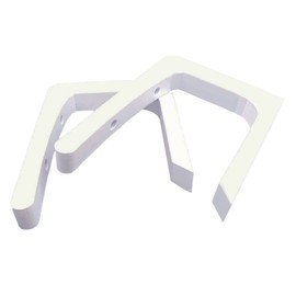 splash n color Bracket Ceiling Wall Mount & Heavy-Duty Garage Hanger for Hanging RC Airplane Medium - Garage Storage Utility Hooks - Easy to Mount, Storage Saving - White